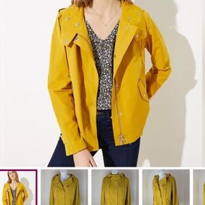 Yellow rain coat